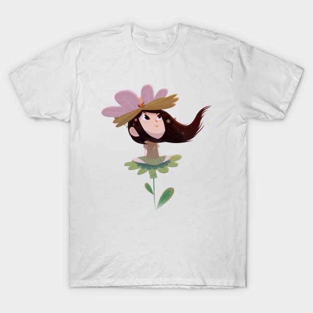 Flower T-Shirt by Clement